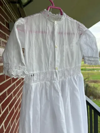 Vestido de cristianar blanco