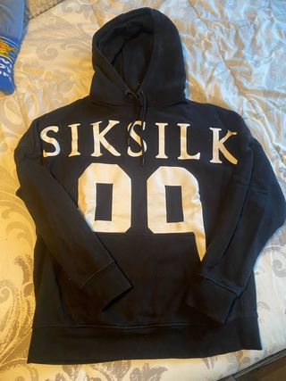 Sudadera SikSilk Negra con Número 00