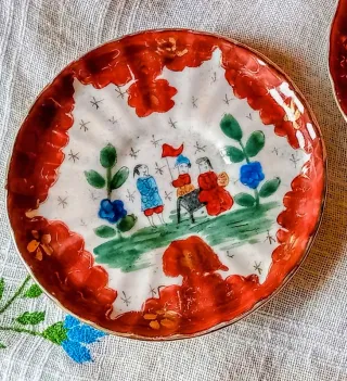 Antichi piattini cinesi  porcellana guscio d'uovo