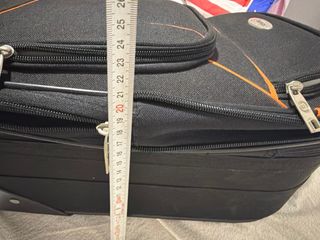 Maleta de viaje Benzi negra y naranja