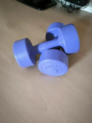 2 Mancuernas Moradas