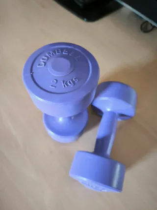 2 Mancuernas Moradas