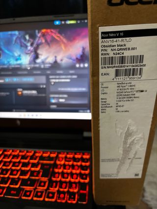 Acer Nitro V16 Gaming Laptop Negro