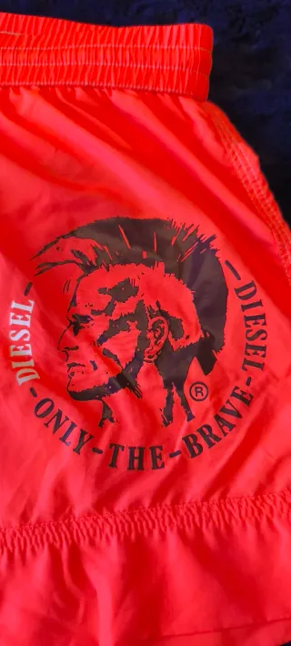 Bañador Diesel hombre Naranja fluorescente nuevo.