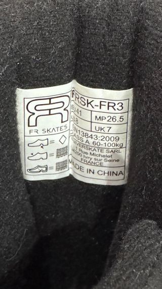 Patines FR3 310 Negros Talla 41