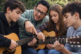 Profesor/guitarra y ukulele a domicilio y online.