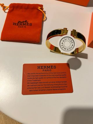 Bracciale Hermès Oro Nero