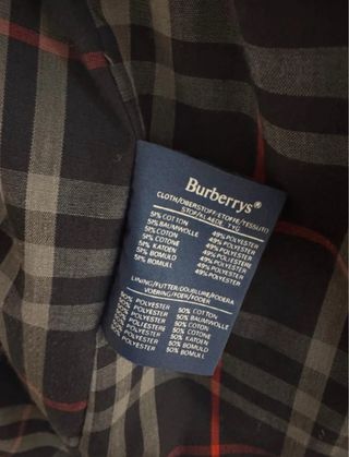 Garbardina Burberry Azul