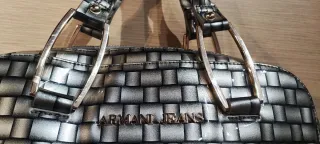 Borsa Armani Jeans vernice intrecciata