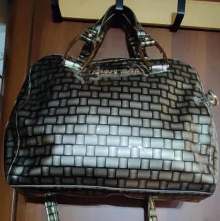 Borsa Armani Jeans vernice intrecciata