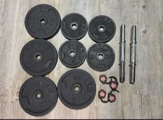 Set di pesi DOMYOS 32kg con manubri e dischi