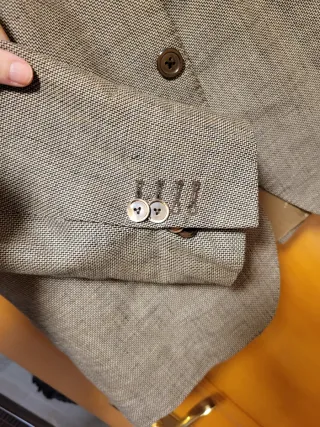 Americana Emidio Tucci Marrón/Beige Talla 50