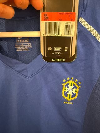 Camiseta deportiva Nike azul sin mangas