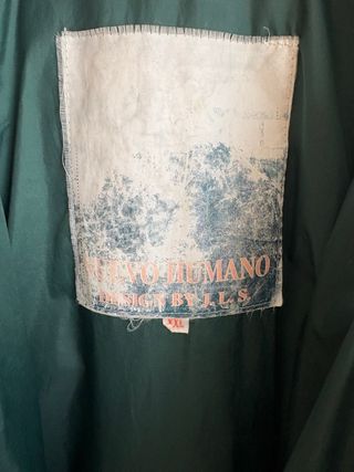Chaqueta impermeable verde XXL