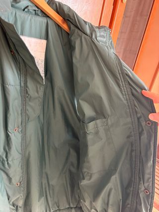 Chaqueta impermeable verde XXL