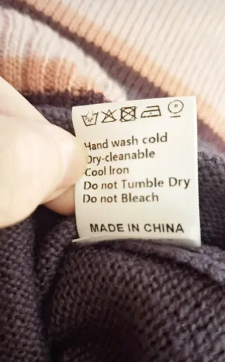 Maglione donna viola e rosa