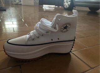 Converse blancas plataforma