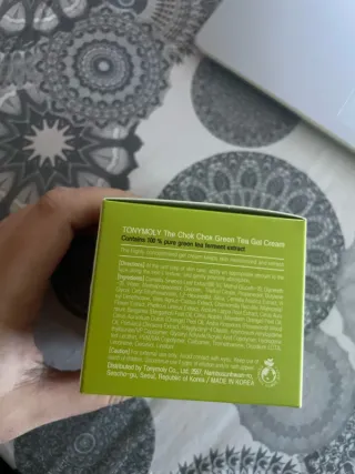 Tony Moly The Chok Chok Green Tea Gel Cream