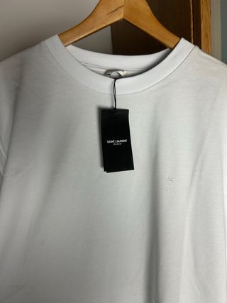 Camiseta Saint Laurent Blanca