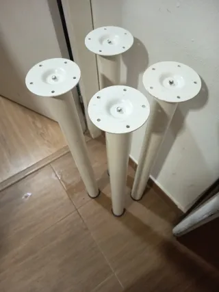 4 Patas Ikea Metal Blancas