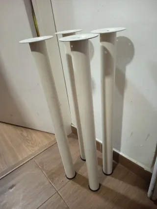 4 Patas Ikea Metal Blancas