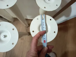 4 Patas Ikea Metal Blancas