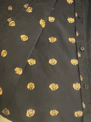 Blusa Casilda y Jimena Jacquard Marino T M