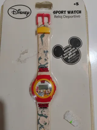 Reloj Deportivo Disney Mickey Mouse +3 PILA NO INC