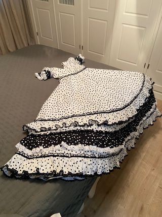 Traje Flamenca Niña Ana Campos _ Talla 9-11 años.