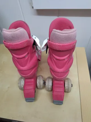 Patines niña iniciación rosa