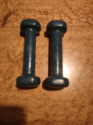 Lote Pesas Decathlon 0,5 y 1 kg