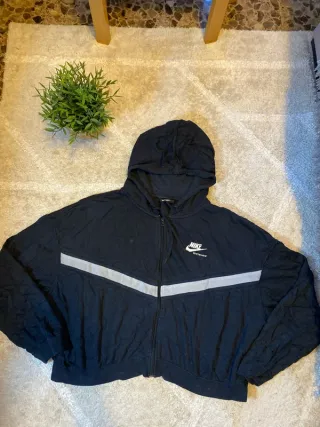 Sudadera Nike cremallera retro deportiva