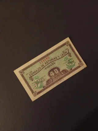 Lote 3 Billetes República .Consejo Asturias y León