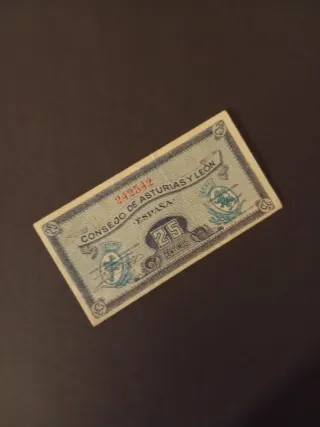 Lote 3 Billetes República .Consejo Asturias y León