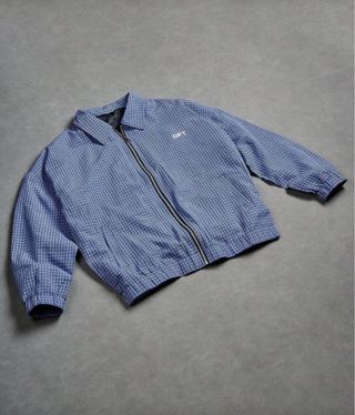 Chaqueta cuadros azul OPT