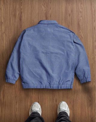 Chaqueta cuadros azul OPT