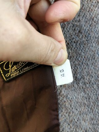 Larioconfex Cappotto Lana Mohair Taglia XL