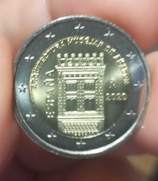 2 euros Arquitectura Mudéjar Aragón 2020 nueva