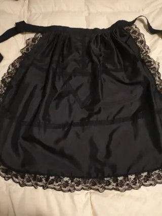 Delantal Fallera Valenciana Negro