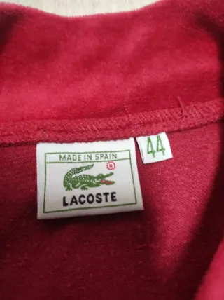Camiseta cuello alto Lacoste Roja