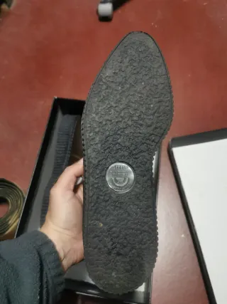 Zapato Rockabilly Marrón Hebilla