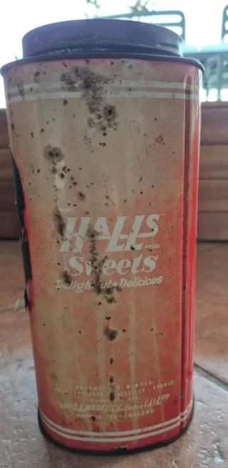 Scatola vintage Halls Mentho-Lyptus Anni 50/60