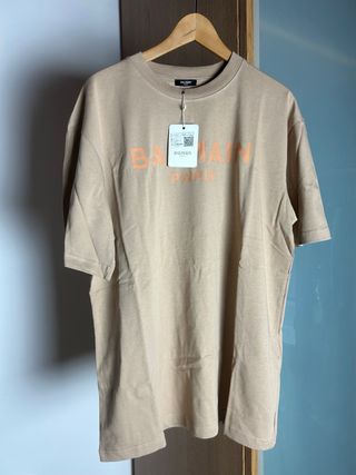 Camiseta Balmain Beige