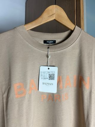Camiseta Balmain Beige
