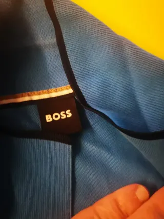 Polo Hugo Boss 5XL Azul Grisáceo