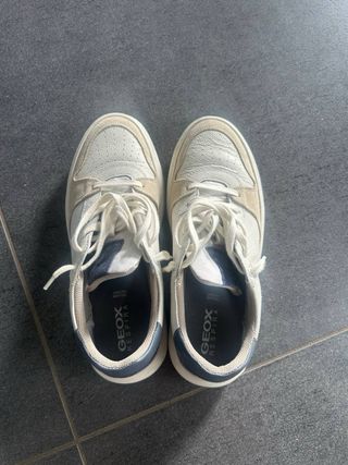 Scarpe/sneakers Geox bianche uomo con lacci n. 39