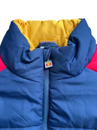 Chaleco ellesse azul y amarillo