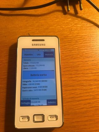 Samsung GT-S5260 cellulare bianco