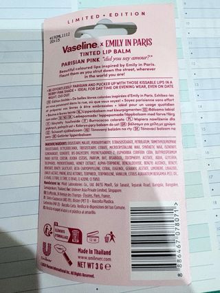 Burrocacao Vaseline Emily in Paris limited edition