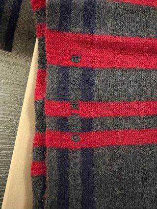 Sciarpa Hugo Boss Grigio e Rossa